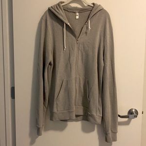 Used American Apparel zip up sweater